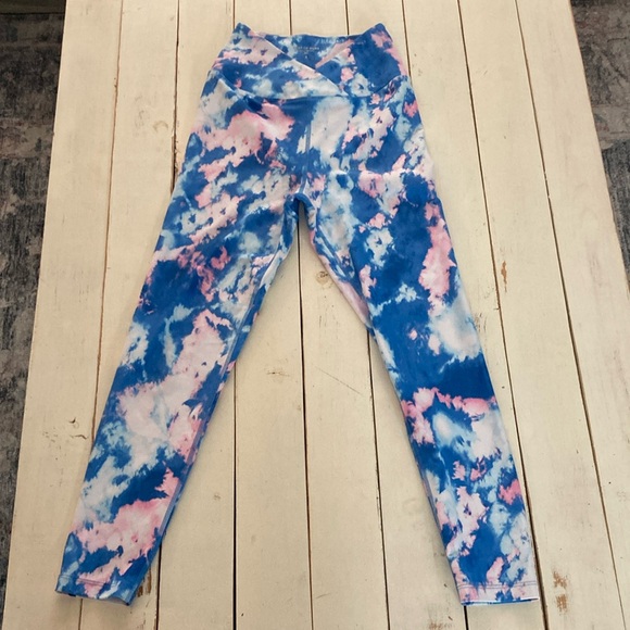 Year of Ours Pants - Year of Ours Tie Dye Leggings, Small